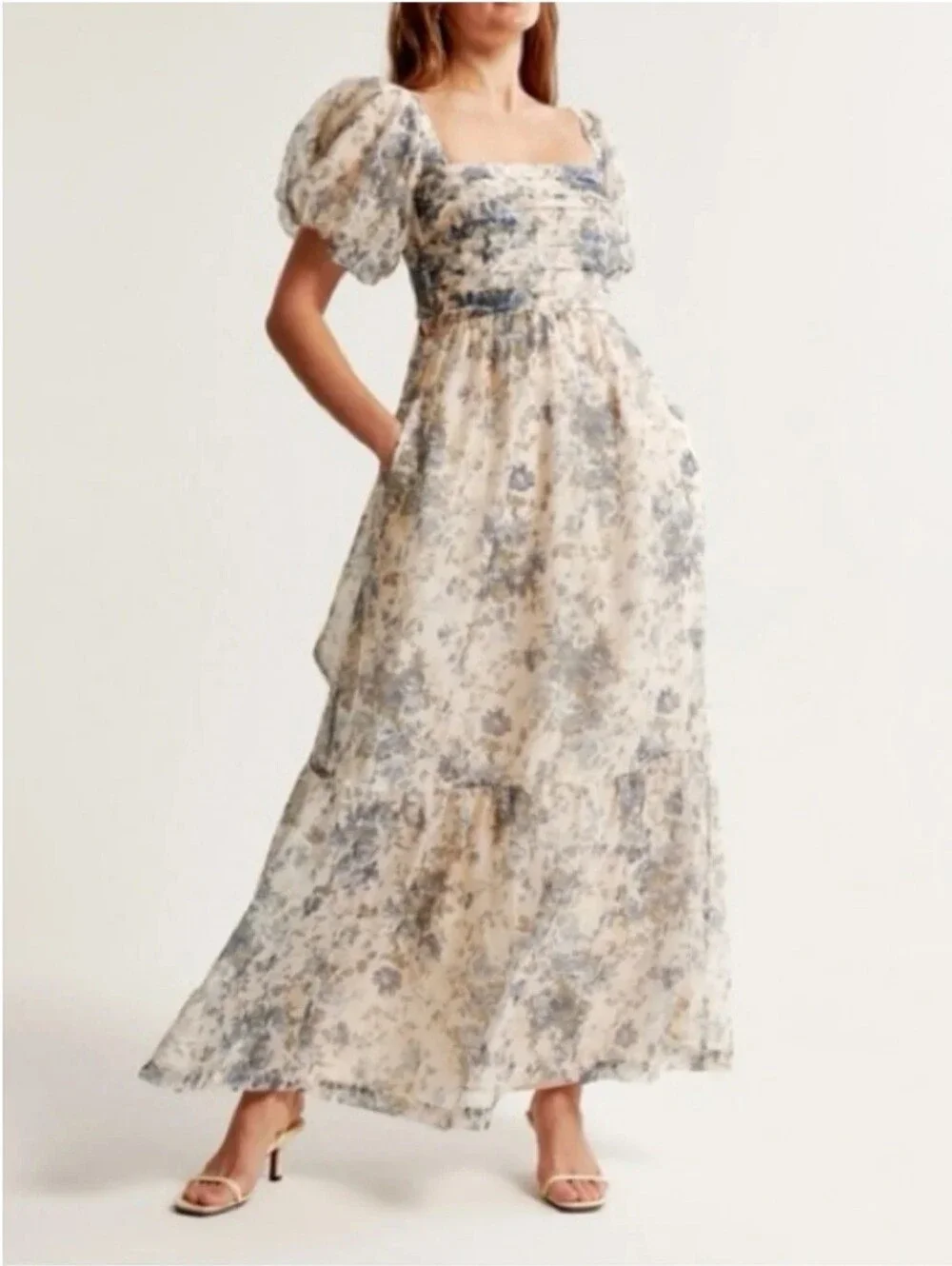 Abercrombie & Fitch | Emerson Drama Bow-Back Maxi Dress